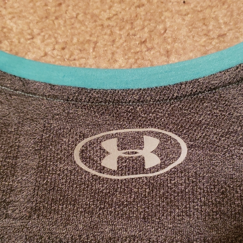 Under Armour Men's Green Threadborne Swift Singlet - Picture 4 of 9